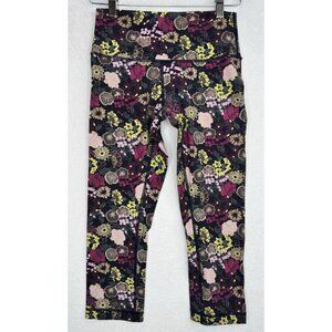 Lululemon Women's Wunder Under High Rise Crop in Fluorolace Multi Size 6